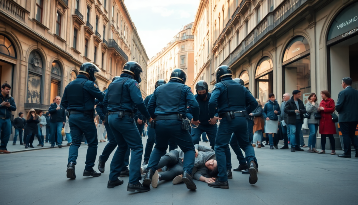 Arresti a Milano: il rapido intervento della polizia ferma una rapina