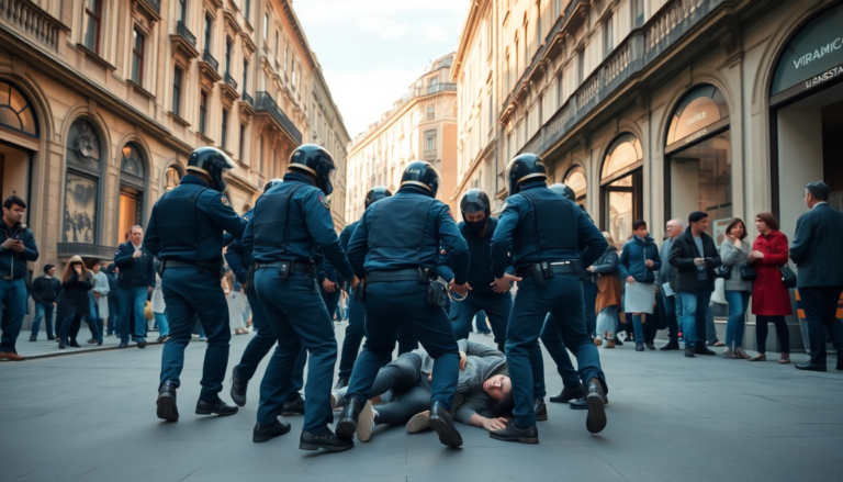 Arresti a Milano: il rapido intervento della polizia ferma una rapina