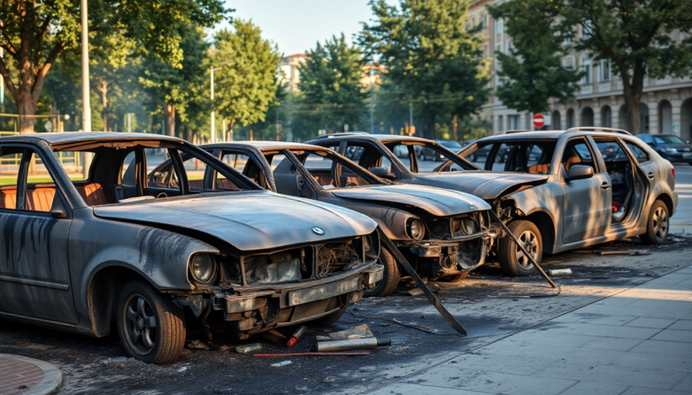 Cinque vetture danneggiate da incendio a Abbiategrasso: cosa è successo