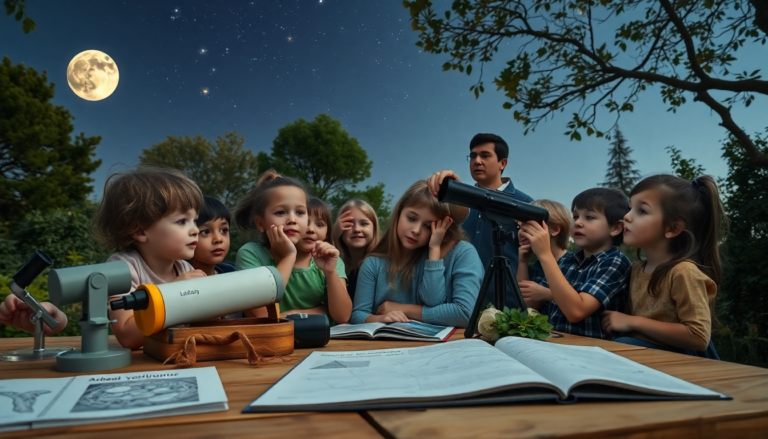 Come l’astronomia può arricchire l’educazione dei bambini