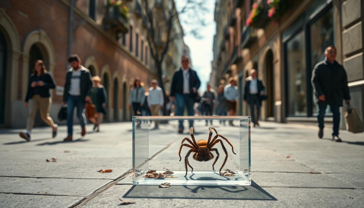 Cosa ci insegna la tarantola abbandonata sul marciapiede di Milano