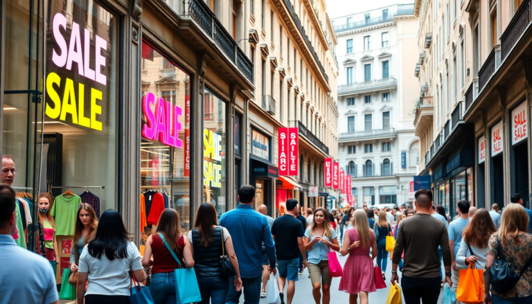 Cosa dicono i saldi estivi a Milano sui consumi