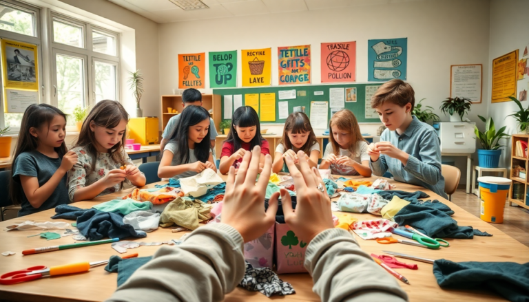 Educazione ambientale: il progetto che sensibilizza sui rifiuti tessili