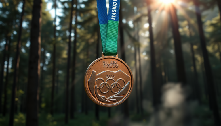 Il design innovativo delle medaglie olimpiche di Milano Cortina 2026