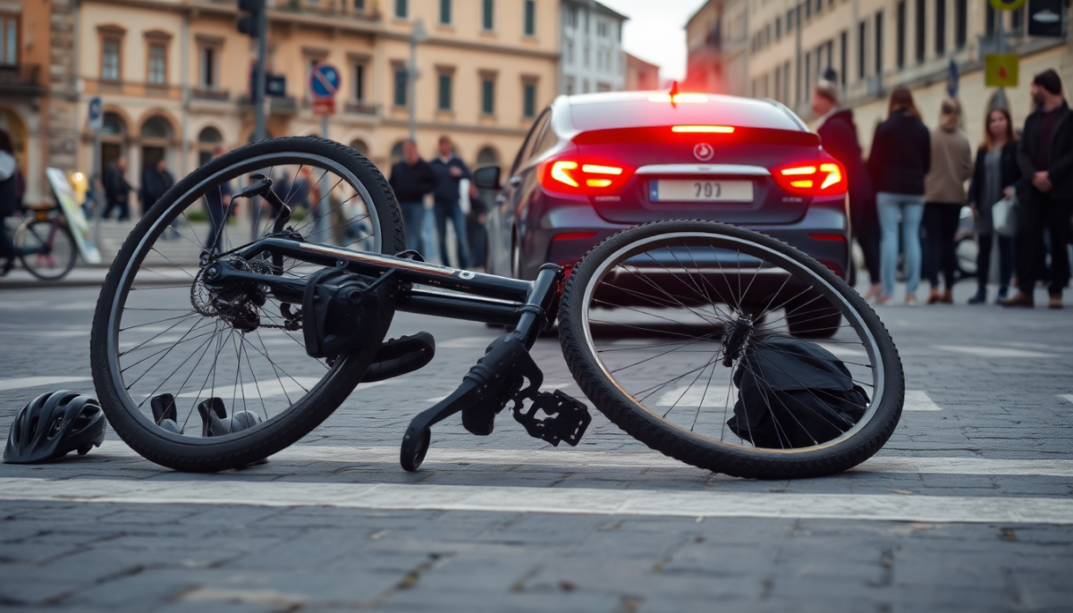 Investita in bici a Nerviano: l’incidente che ha scosso Piazza Italia