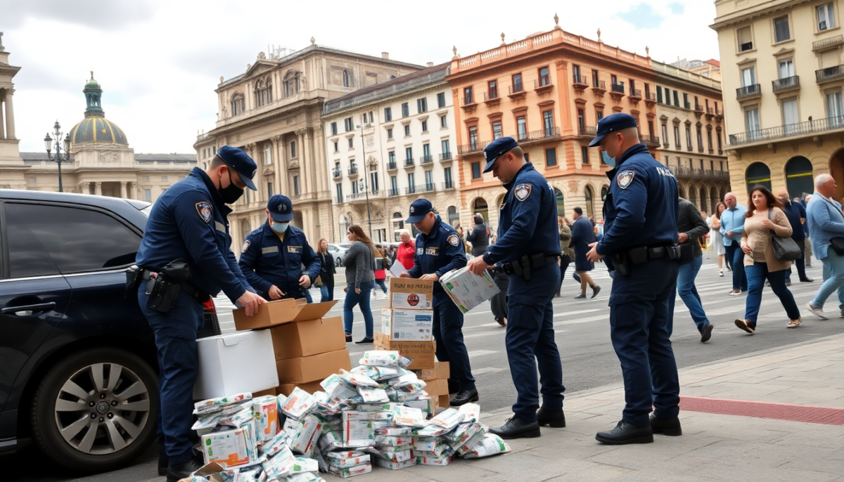 Operazione di polizia contro lo spaccio di Benzodiazepine a Milano