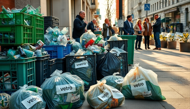 Raccolta del vetro: i disservizi e le sfide del nuovo gestore