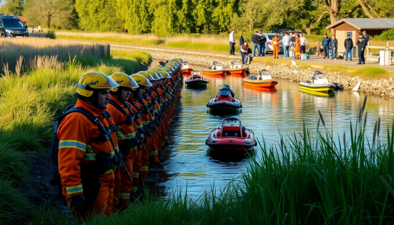 Ricerche in corso per un uomo disperso in un canale a Ossona