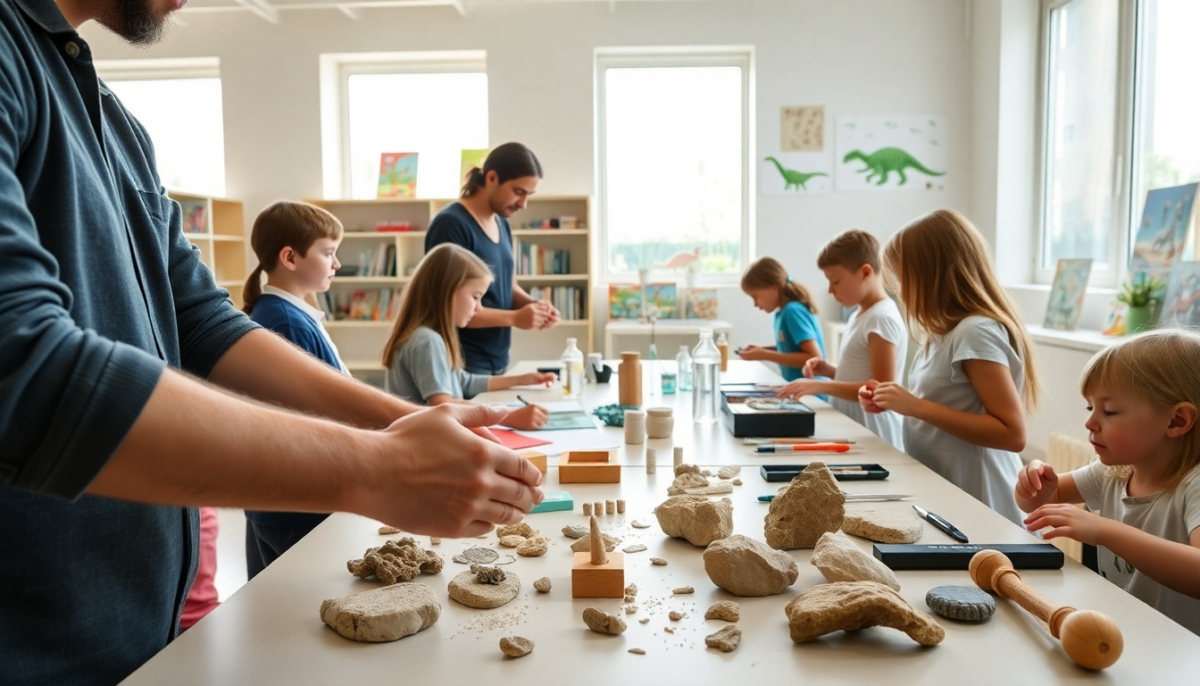Scopri i laboratori didattici al Paleolab per bambini e famiglie