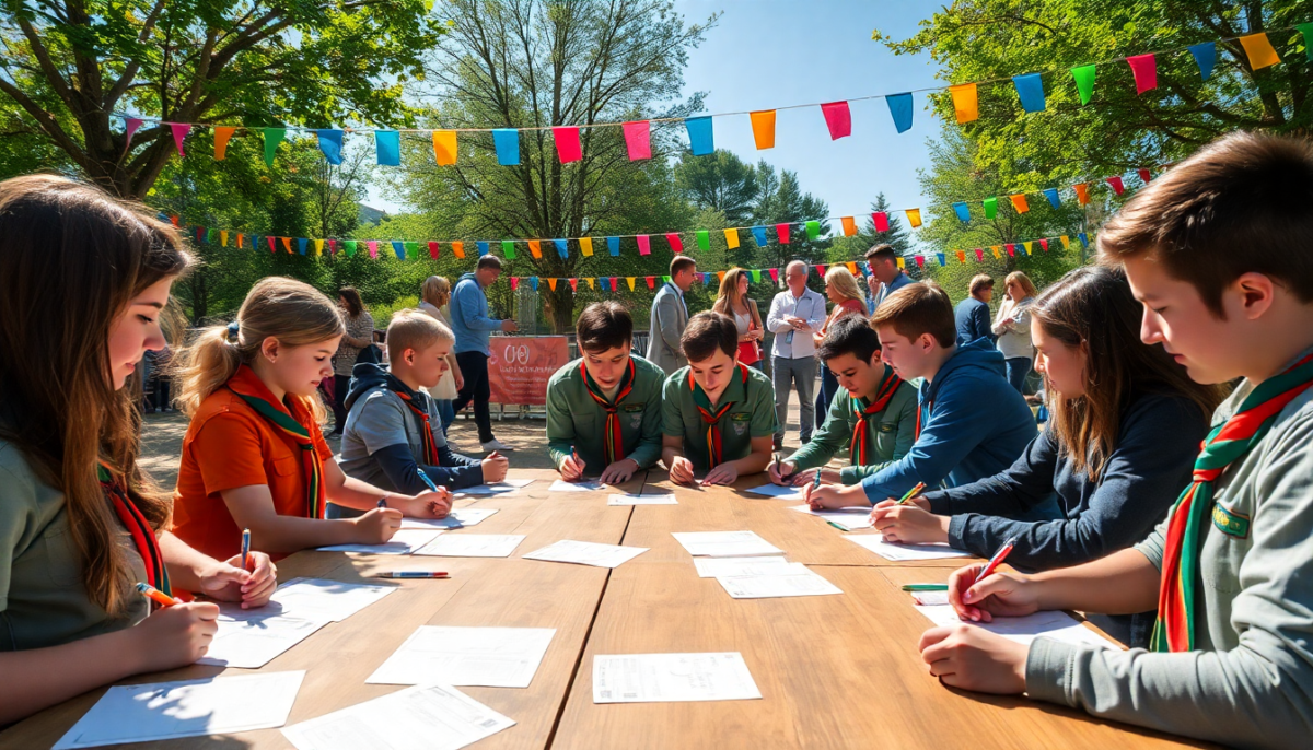 Un gioco a quiz per festeggiare il trentesimo anniversario degli scout