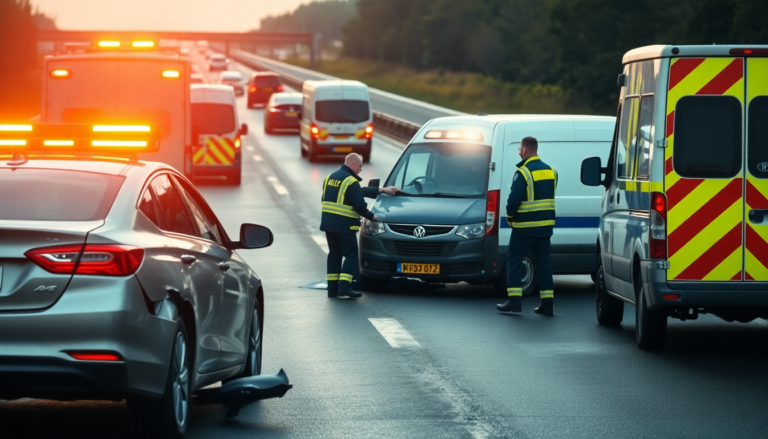 Cinque feriti in un grave incidente stradale sulla A4