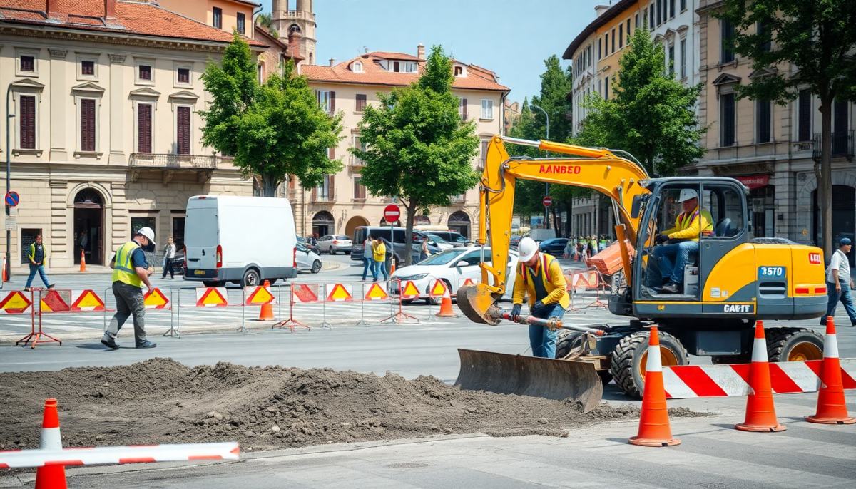 Come i lavori di riqualificazione influenzano la viabilità ad Arese