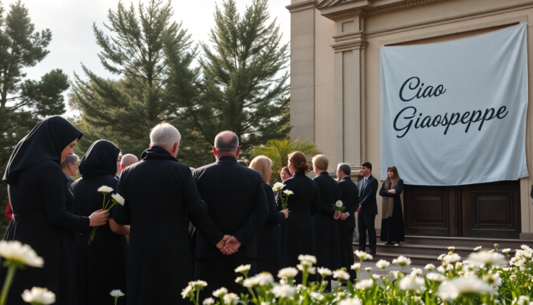 Funerali di Giuseppe Cacciatore: una celebrazione della vita