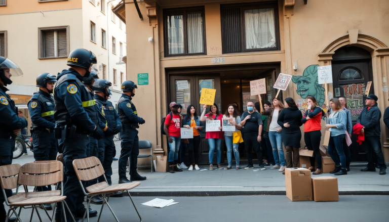 Il controverso sgombero del Leoncavallo a Milano