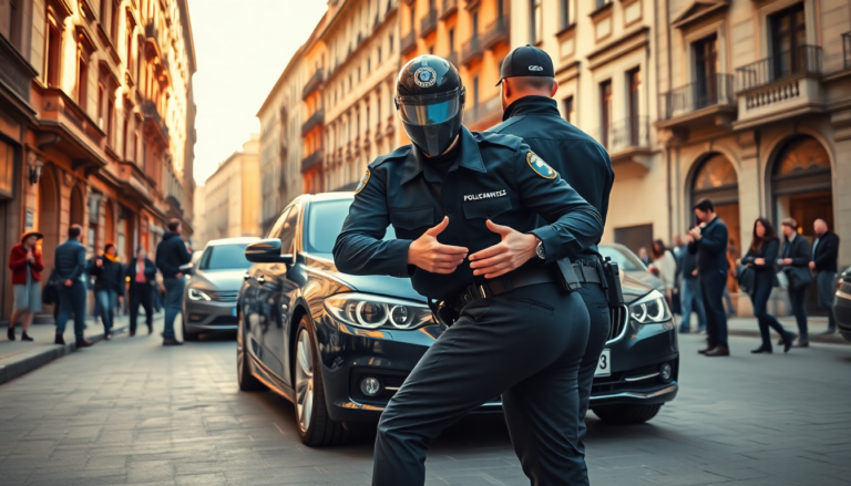 Il coraggio di un agente: un caso di furto d’auto a Milano