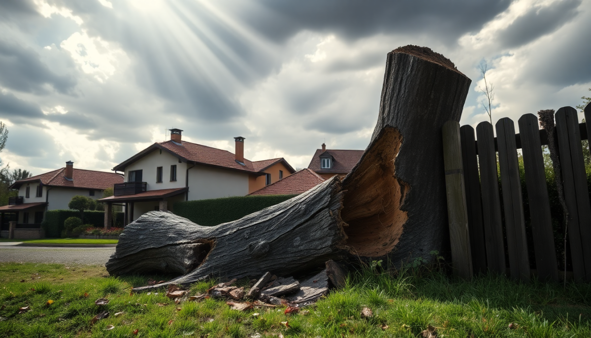Incidenti naturali: cosa succede quando un fulmine colpisce un albero