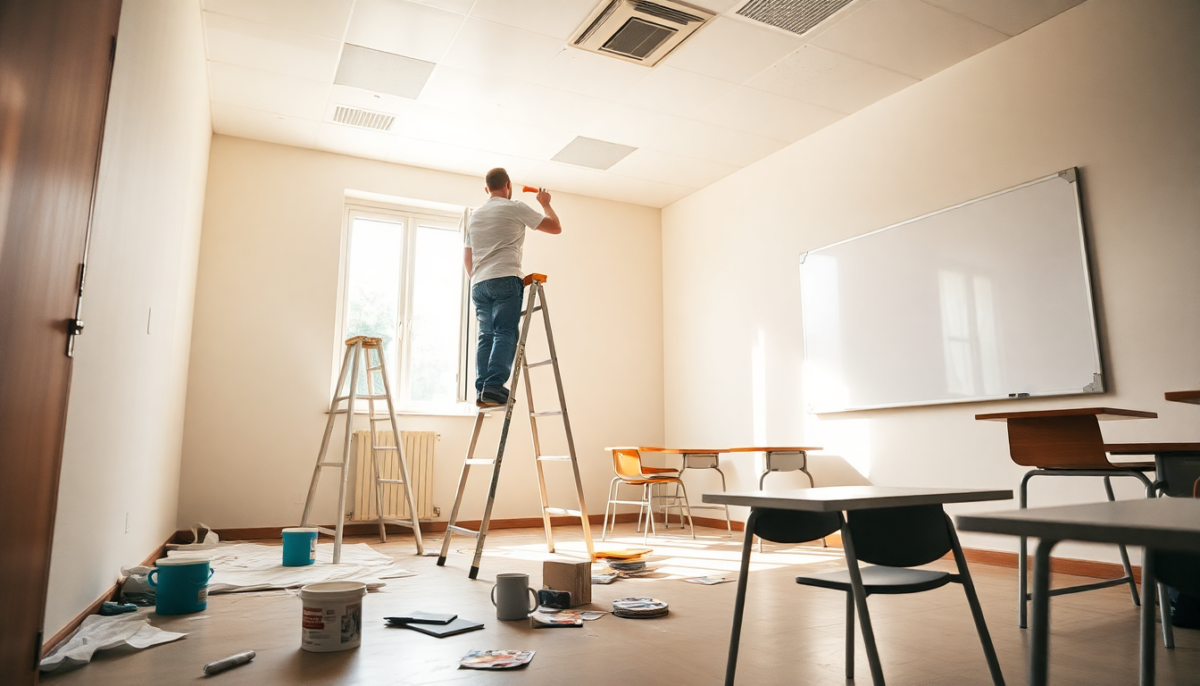 Manutenzione scolastica: un lavoro invisibile che fa la differenza