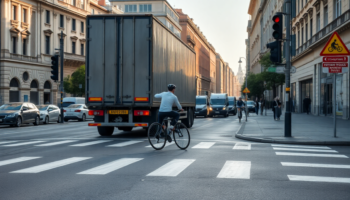 Sicurezza stradale a Milano: come combattere l’angolo cieco