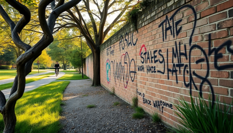 Vandalismo e messaggi di odio nel parco Villoresi: cosa possiamo imparare