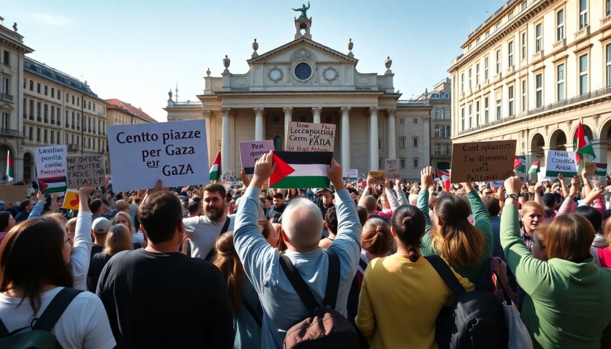 Attivismo a Milano: Ambra Angiolini Unisce le Forze per la Manifestazione a Sostegno di Gaza