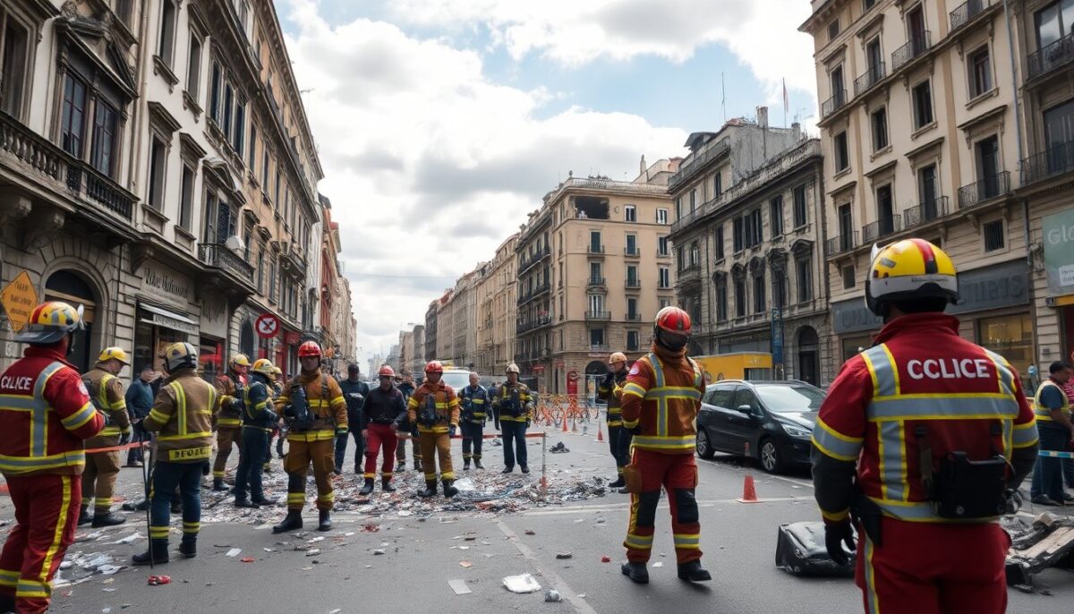 Esplosione in centro: ecco cosa è successo