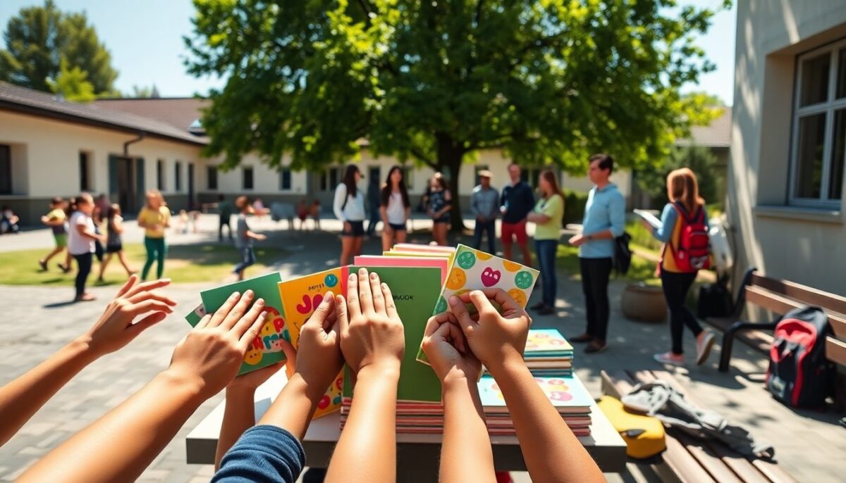 Il diario scolastico come simbolo di solidarietà e donazione