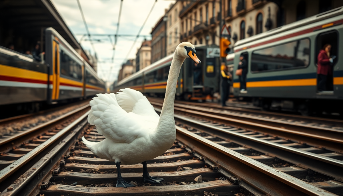 Il salvataggio di un cigno a Milano: un segno dei tempi?