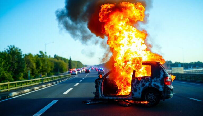 Incendi e traffico: la realtà scomoda della tangenziale