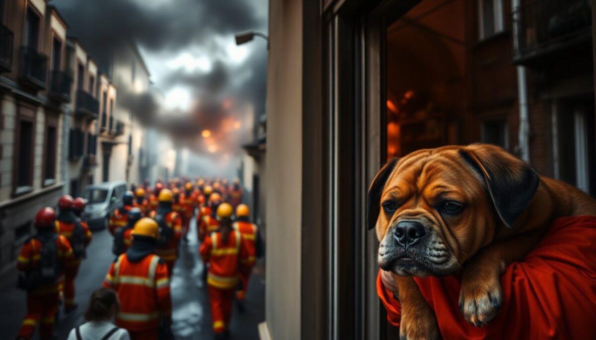 Incendio a Milano: tragedia per una donna e il suo cane gravemente ferito