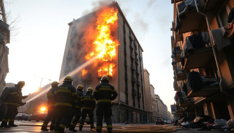 Incendio a Milano: un palazzo in fiamme crea panico tra i residenti