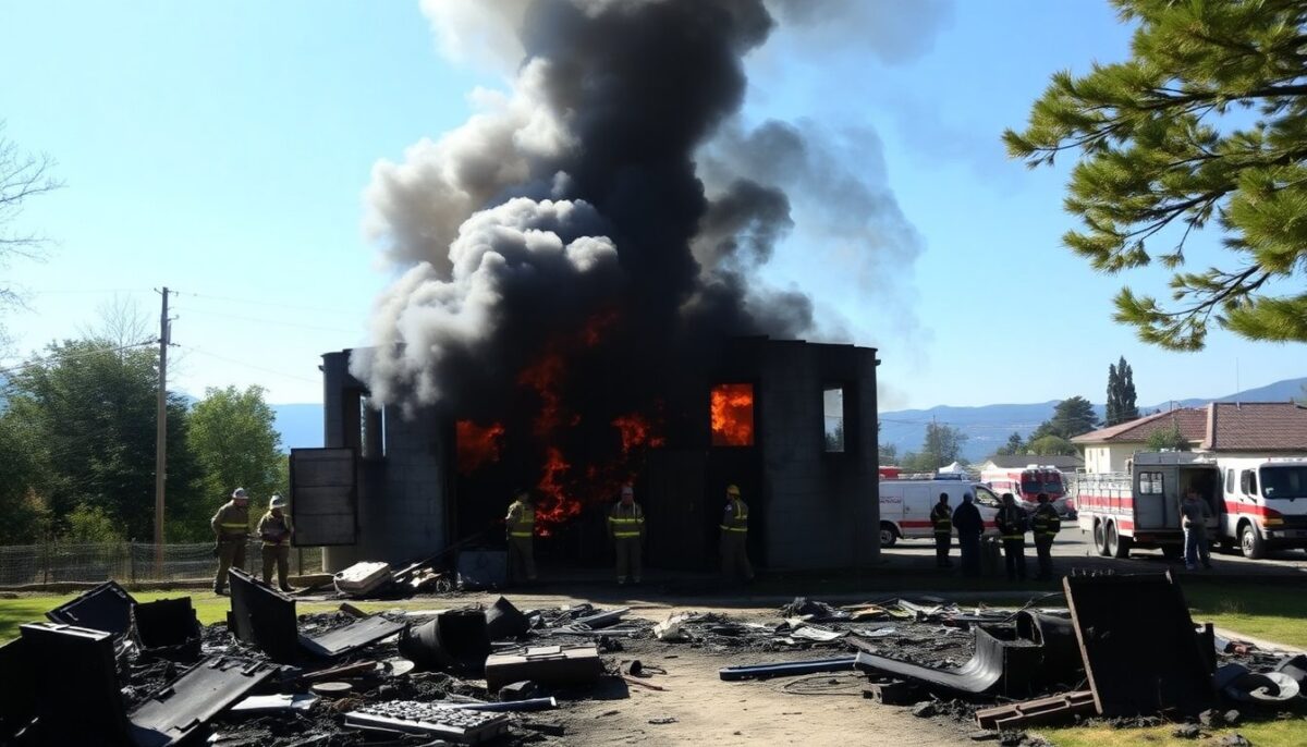 Incendio al PalaVilla di Villa Cortese: Annullati Eventi in Programma e Conseguenze