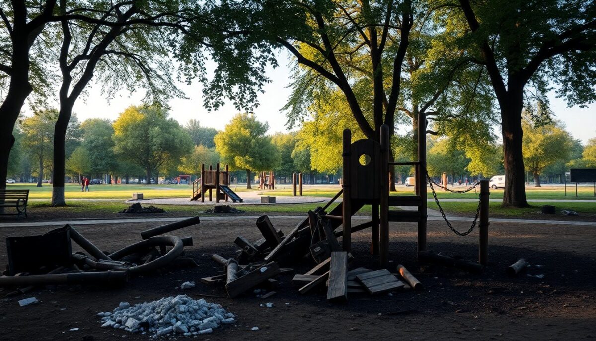 Incendio doloso distrugge giochi per bambini a Senago: un atto vandalico inaccettabile