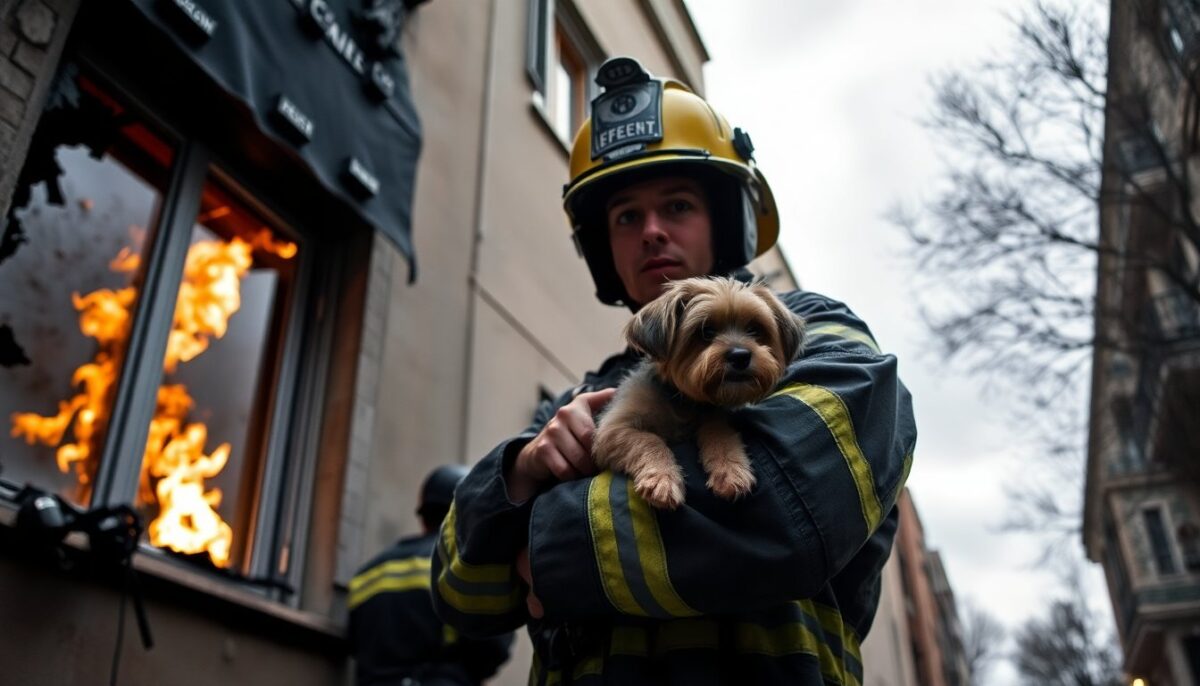 Incendio Fatale a Milano: Una Vittima e un Cane Salvato in Estremo Rischio