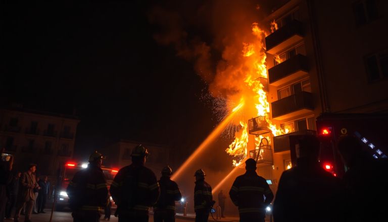 Incendio notturno a Milano: cosa è successo davvero