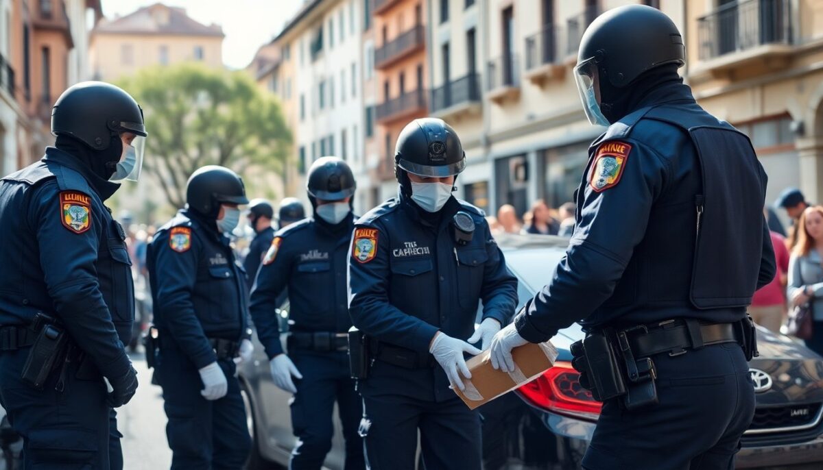 Interventi delle forze dell’ordine a Milano e San Donato