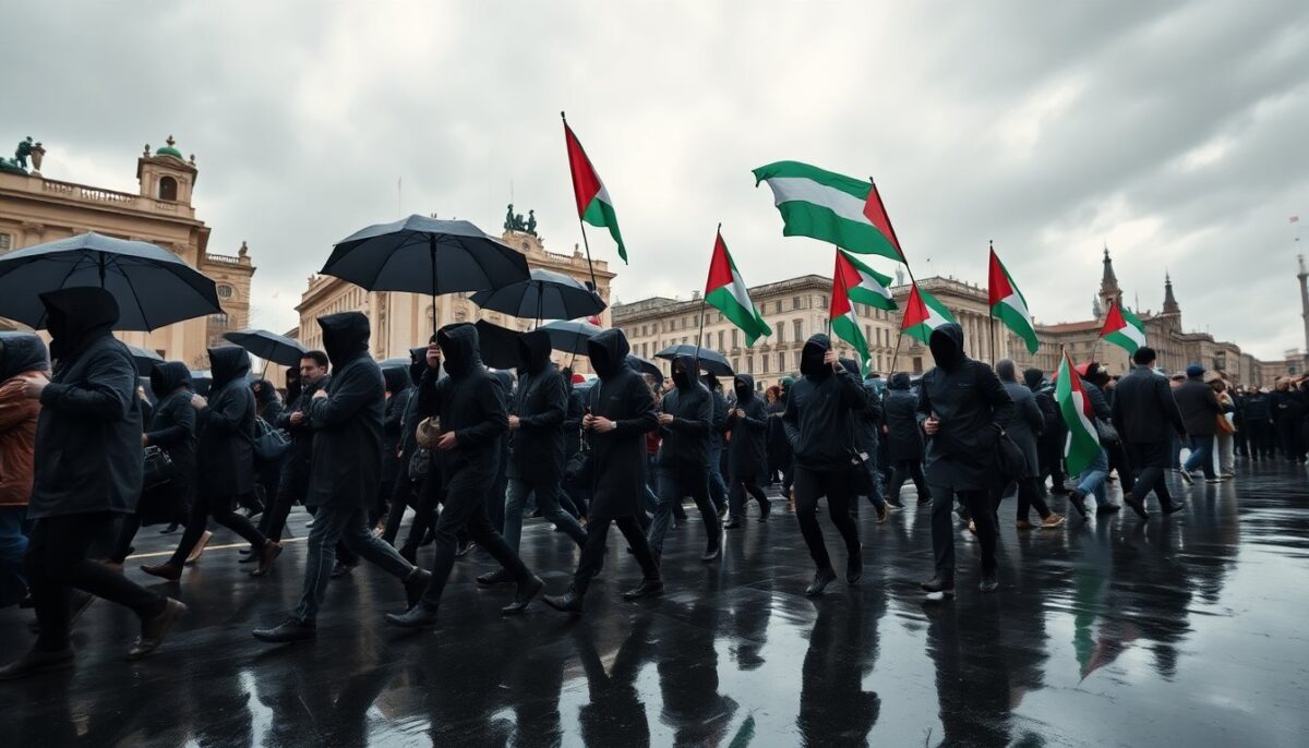 Milano: Manifestazione per Gaza e Maltempo Estremo