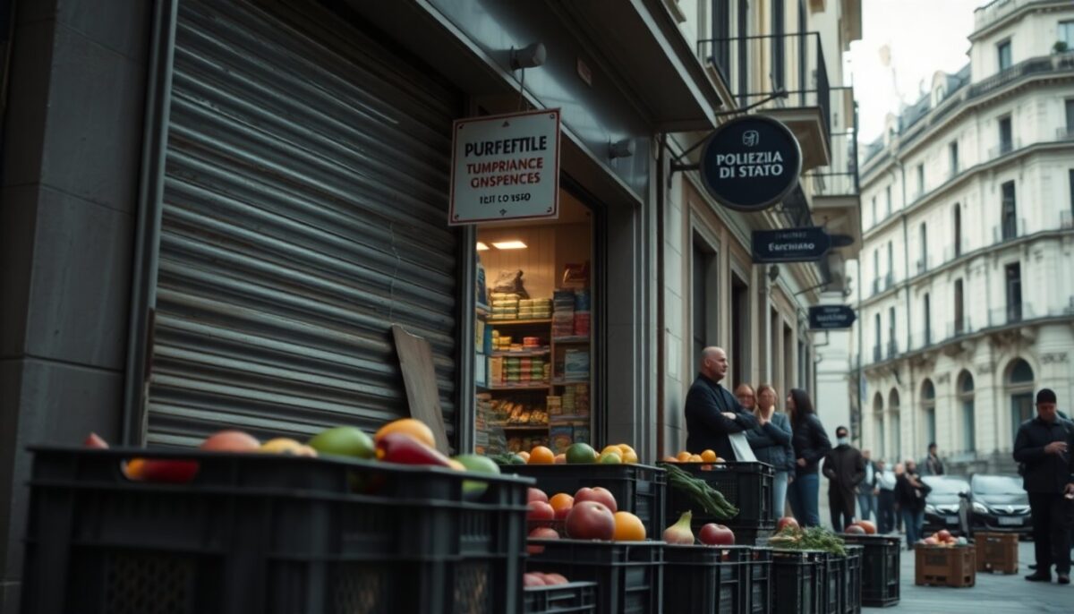 Sospensione del minimarket a Milano: una riflessione sulla sicurezza alimentare