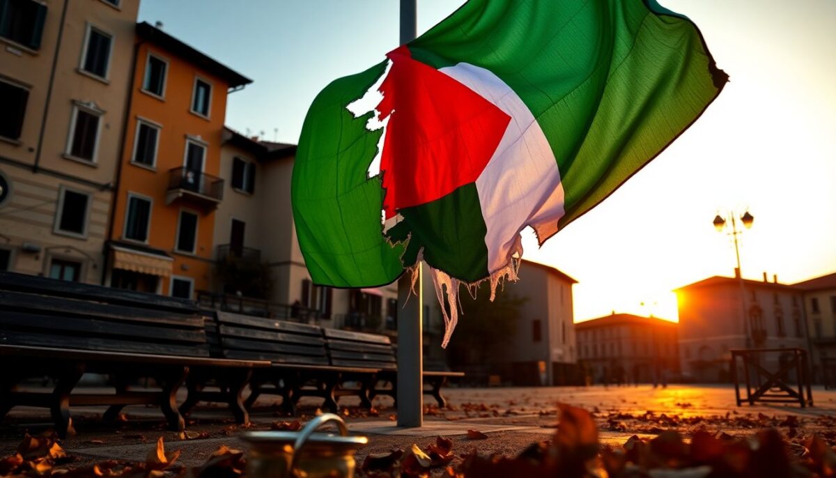 Vandali danneggiano bandiera palestinese a Trezzano sul Naviglio: l’episodio che sconvolge la comunità