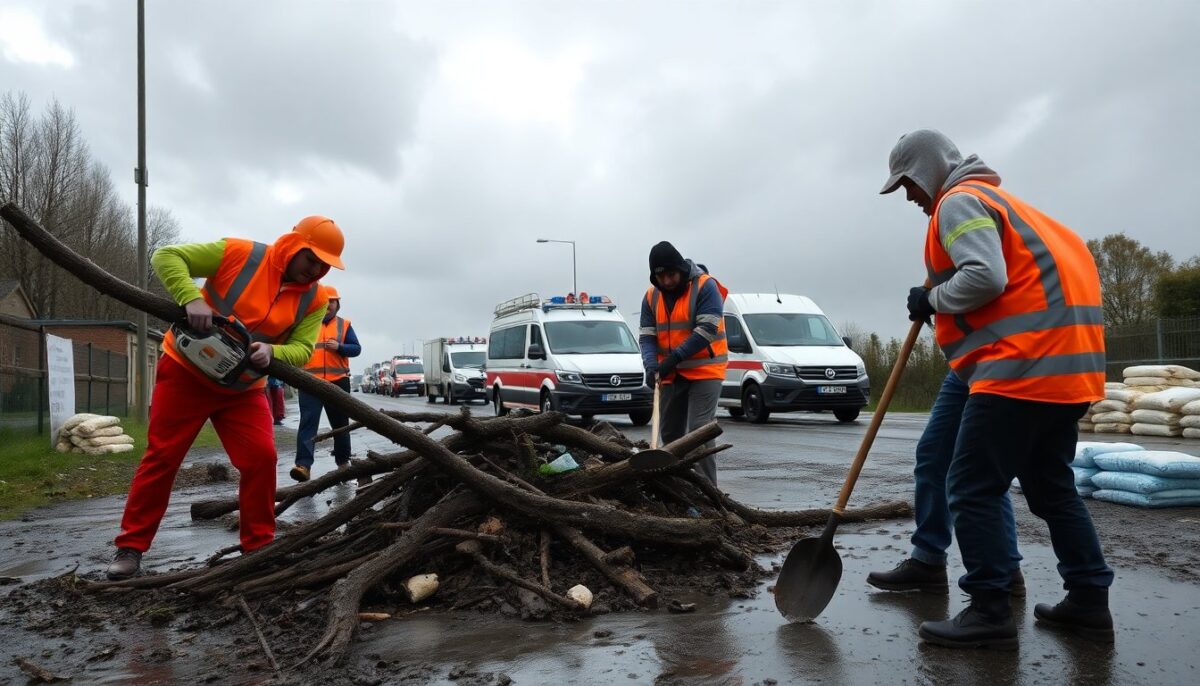 Volontari della Protezione Civile in Azione per l’Emergenza Maltempo in Lombardia