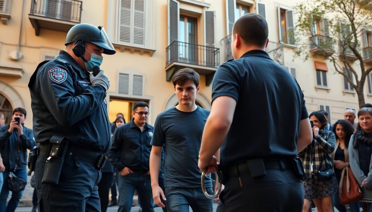 Arresto di un Ventenne a Milano: Estorsione ai Danni di un Connazionale