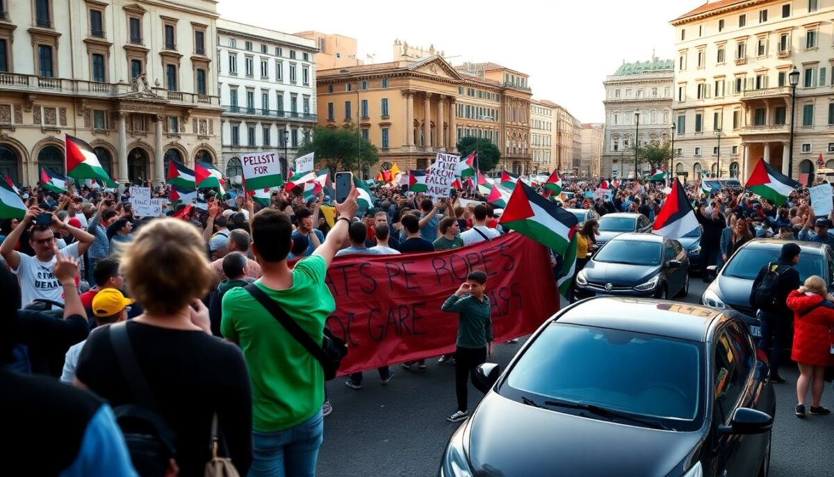 Città Italiane in Subbuglio: Manifestazioni Pro-Gaza Paralizzano il Paese