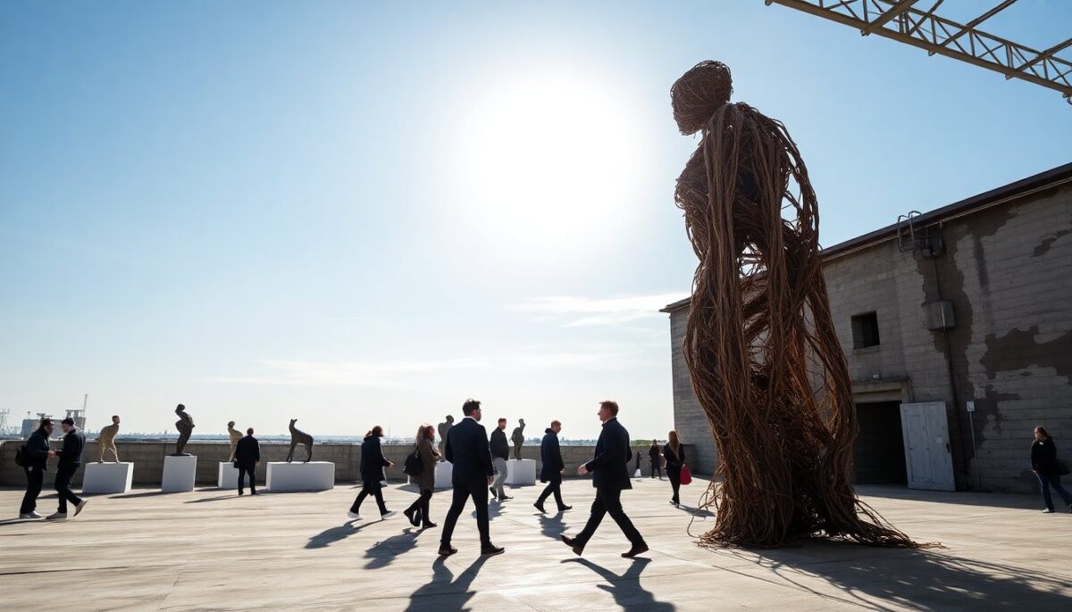 Esplorazione delle sculture di Emanuele Giannelli al Fabbrica Del Vapore