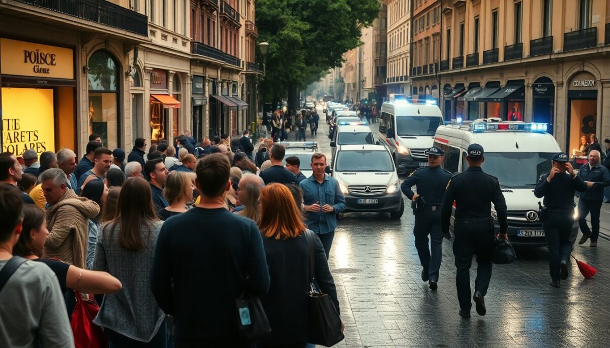 Esplosione in centro città provoca feriti e panico tra la folla