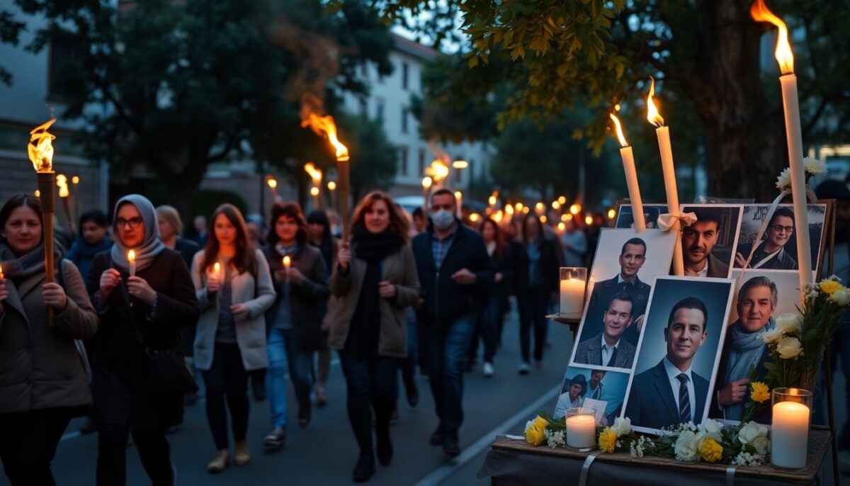Fiaccolata commemorativa per Valentino Colia a Garbagnate Milanese: Unisciti a noi per ricordare