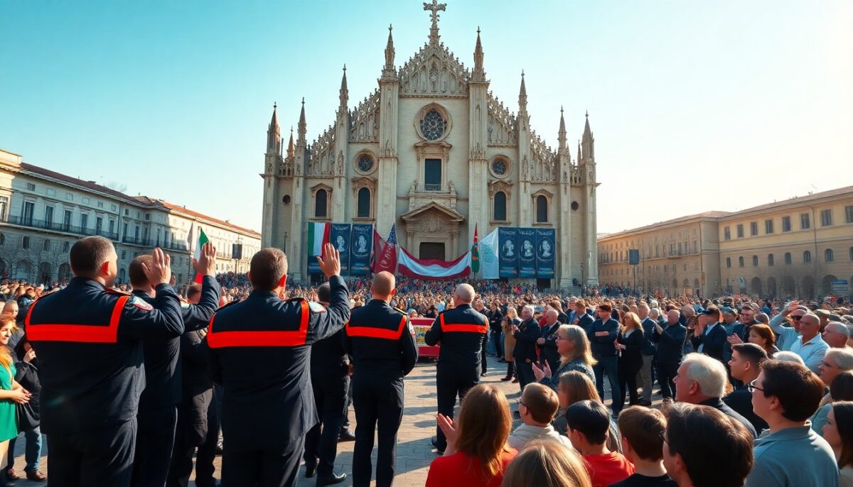 Giornata di Ringraziamento della Protezione Civile: Celebrazioni in Piazza Duomo a Milano