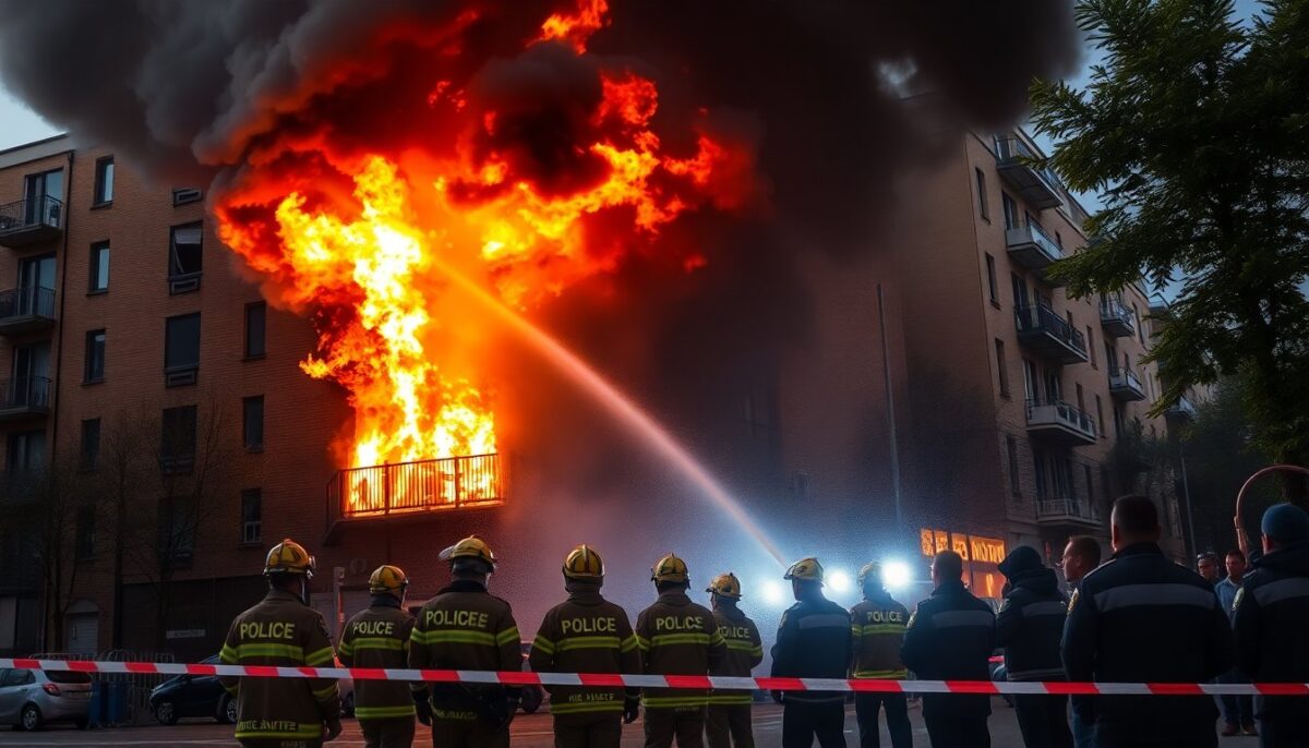 Incendio a Milano: 5 feriti e 2 persone ancora disperse