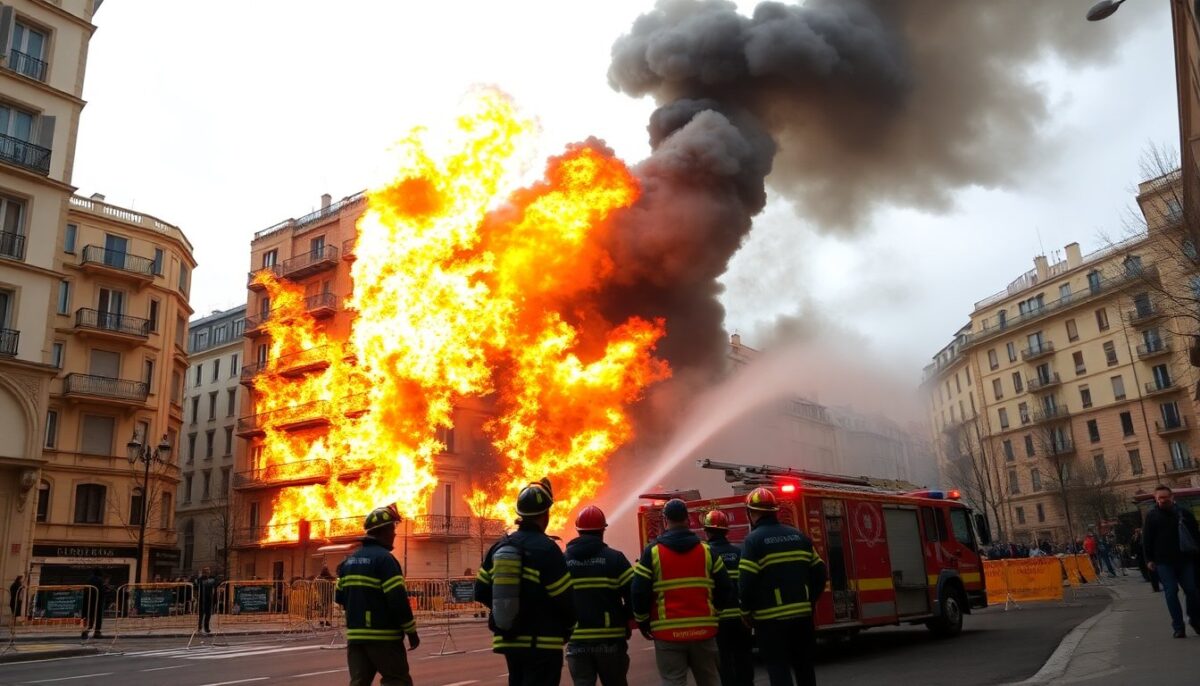 Incendio a Milano: evacuato il quartiere e due feriti