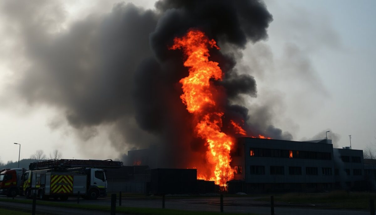 Incendio a Milano: grave danno a un’azienda locale