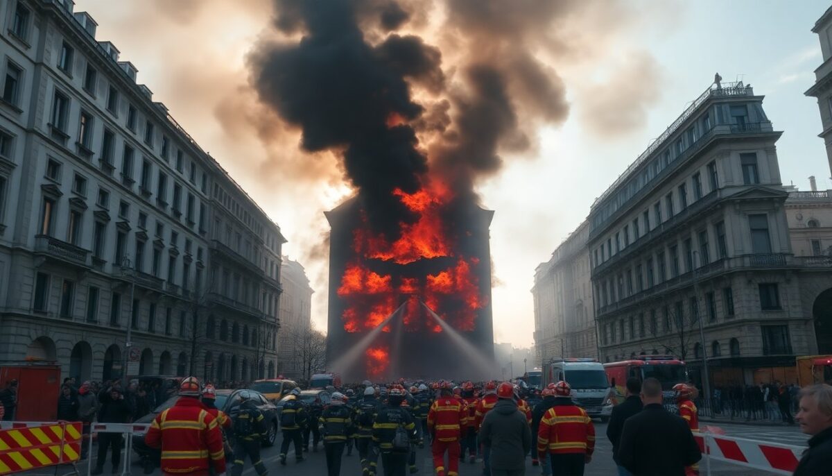 Incendio a Milano: oltre 100 vigili del fuoco intervenuti