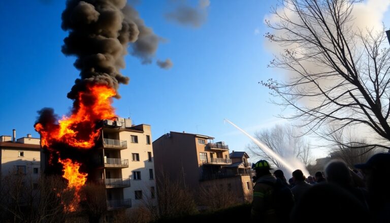 Incendio a Roma: centinaia di evacuati e danni ingenti